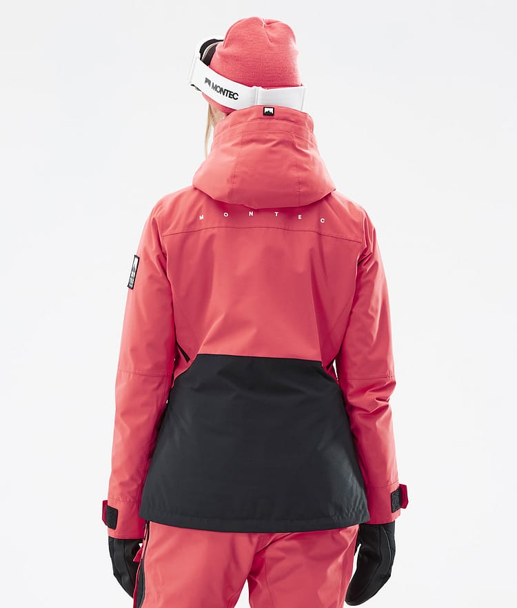 Moss W Ski Jacket Women Coral/Black, Image 7 of 10