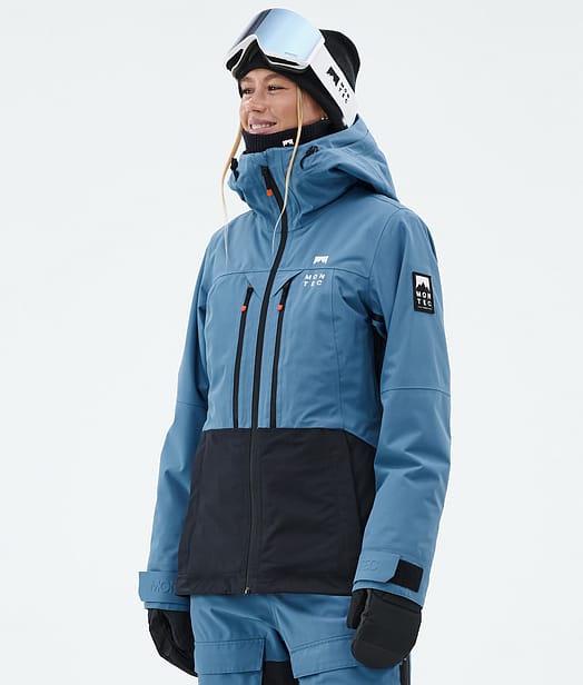 Montec Moss W Ski Jacket Women Blue Steel/Black