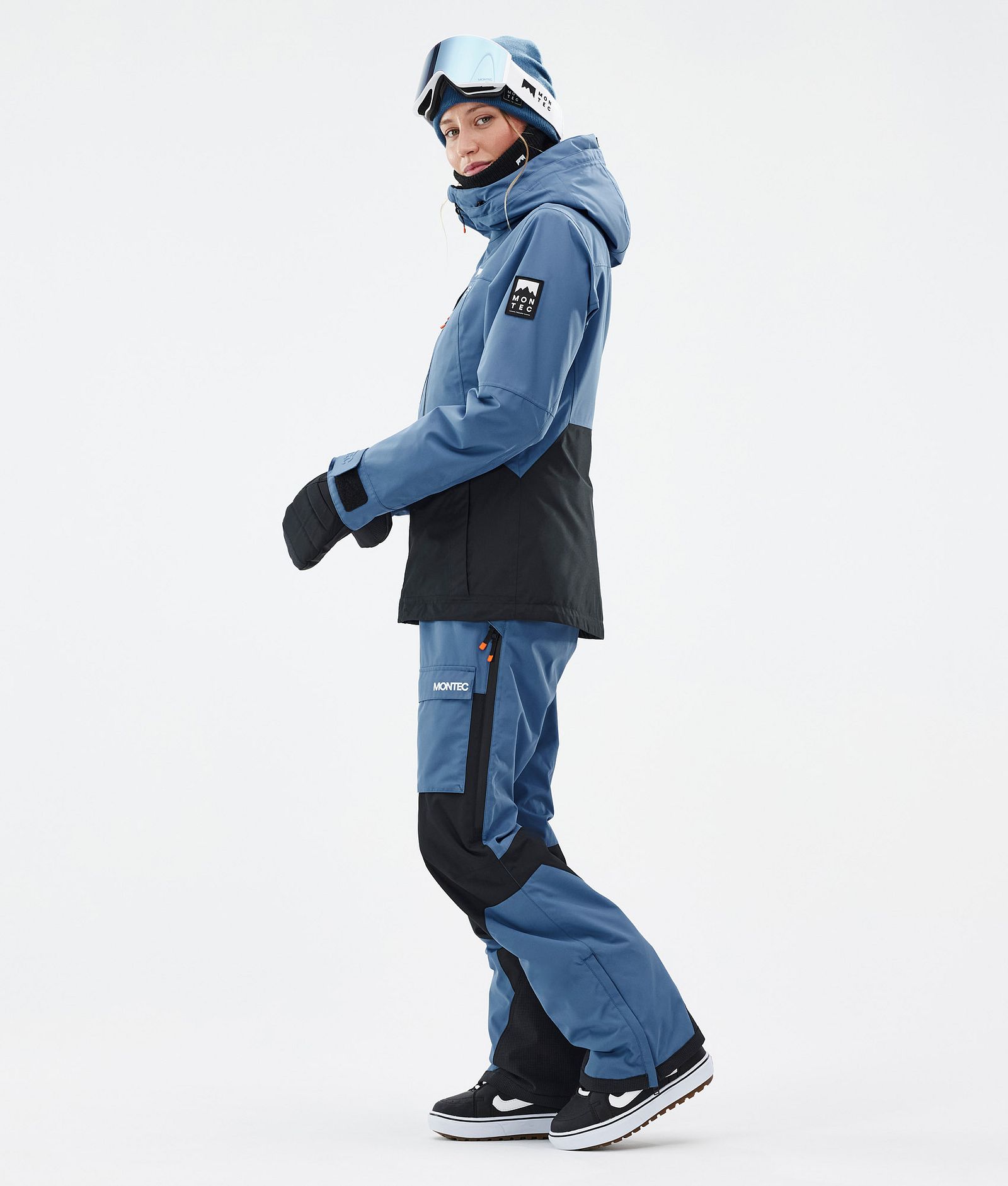Moss W Snowboard Jacket Women Blue Steel/Black, Image 4 of 10