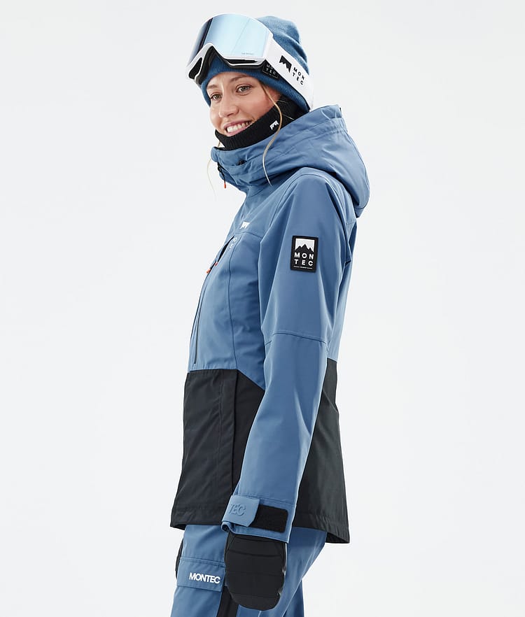 Moss W Snowboard Jacket Women Blue Steel/Black, Image 6 of 10