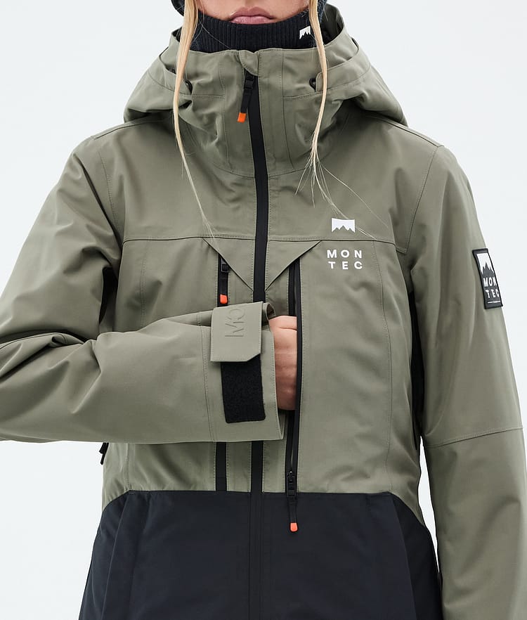 Moss W Ski Jacket Women Greenish/Black, Image 8 of 9