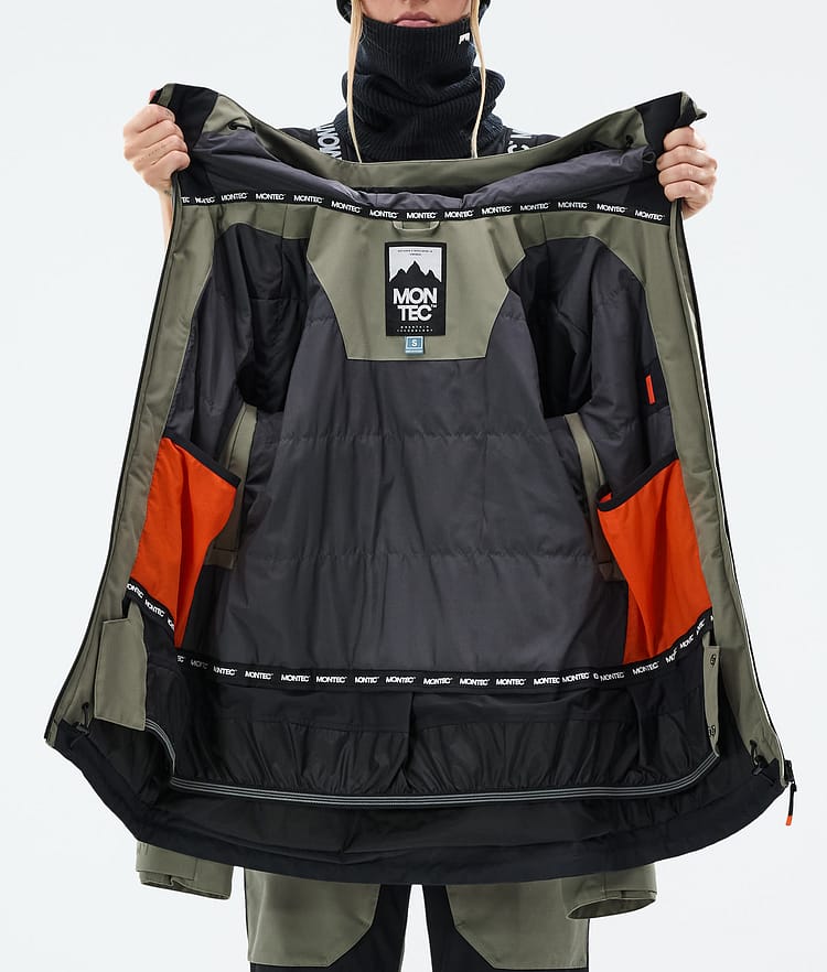 Moss W Ski Jacket Women Greenish/Black, Image 9 of 9