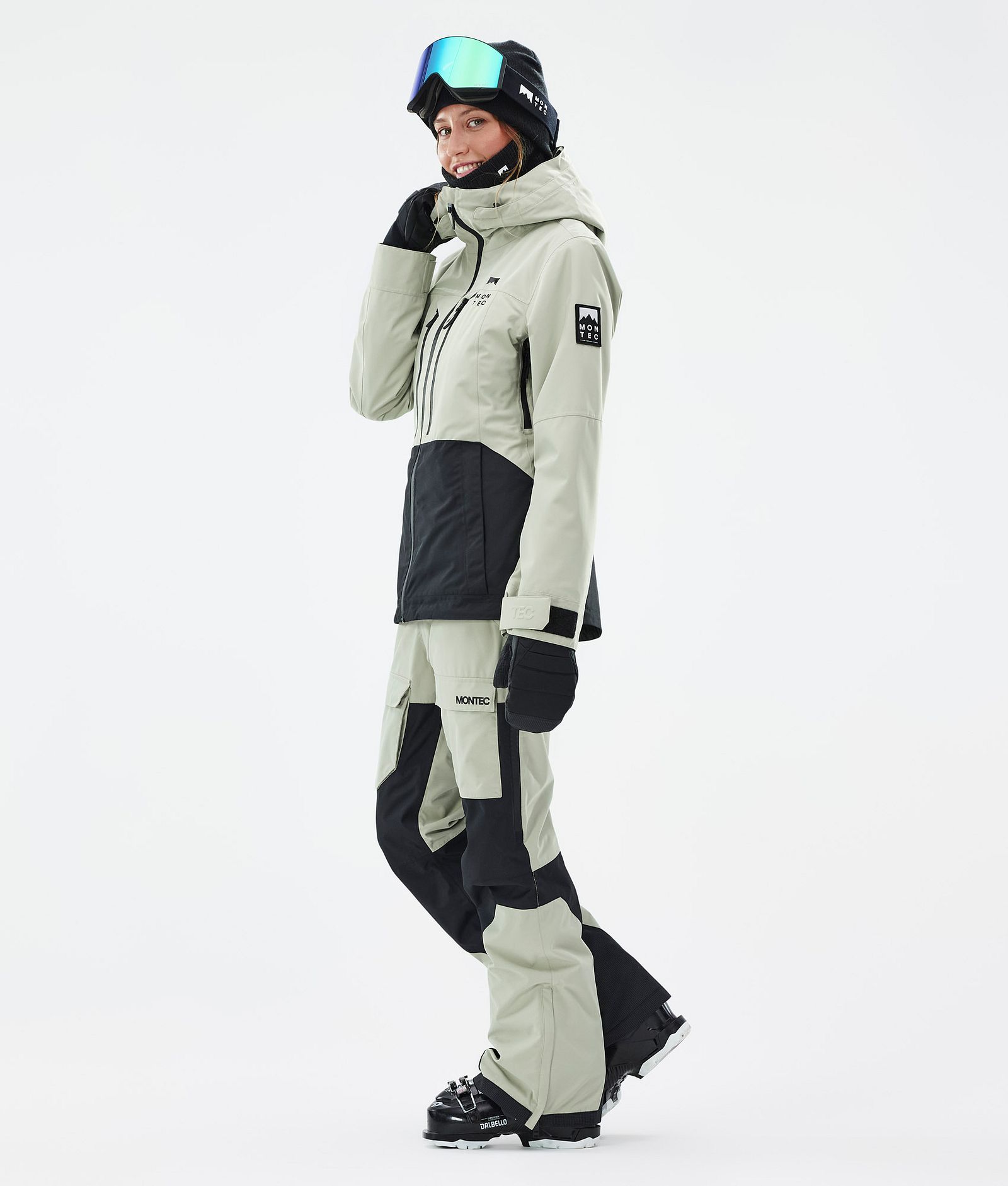 Moss W Ski Jacket Women Soft Green/Black, Image 4 of 10