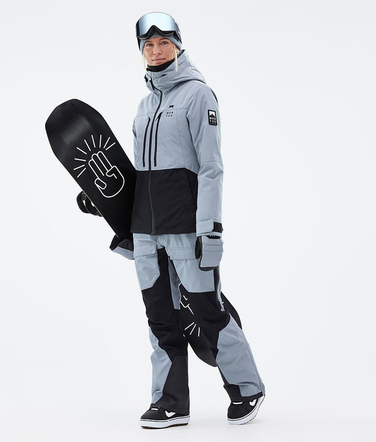 Moss W Snowboard Jacket Women Soft Blue/Black, Image 3 of 10