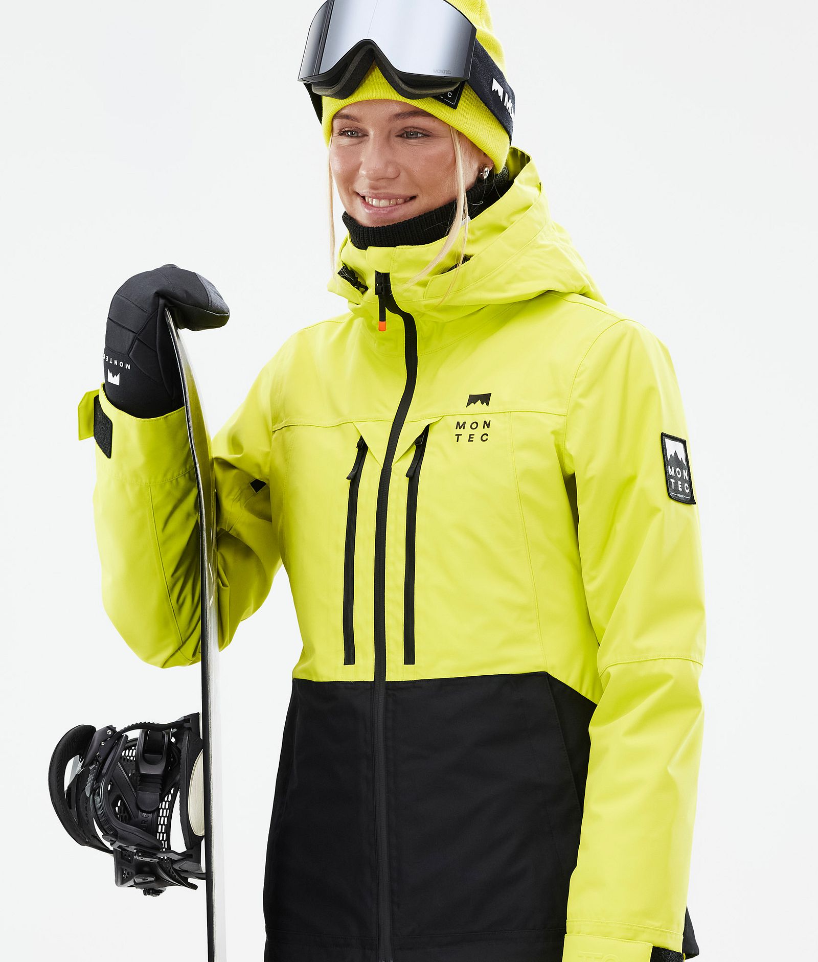 Moss W Snowboard Jacket Women Bright Yellow/Black, Image 2 of 10