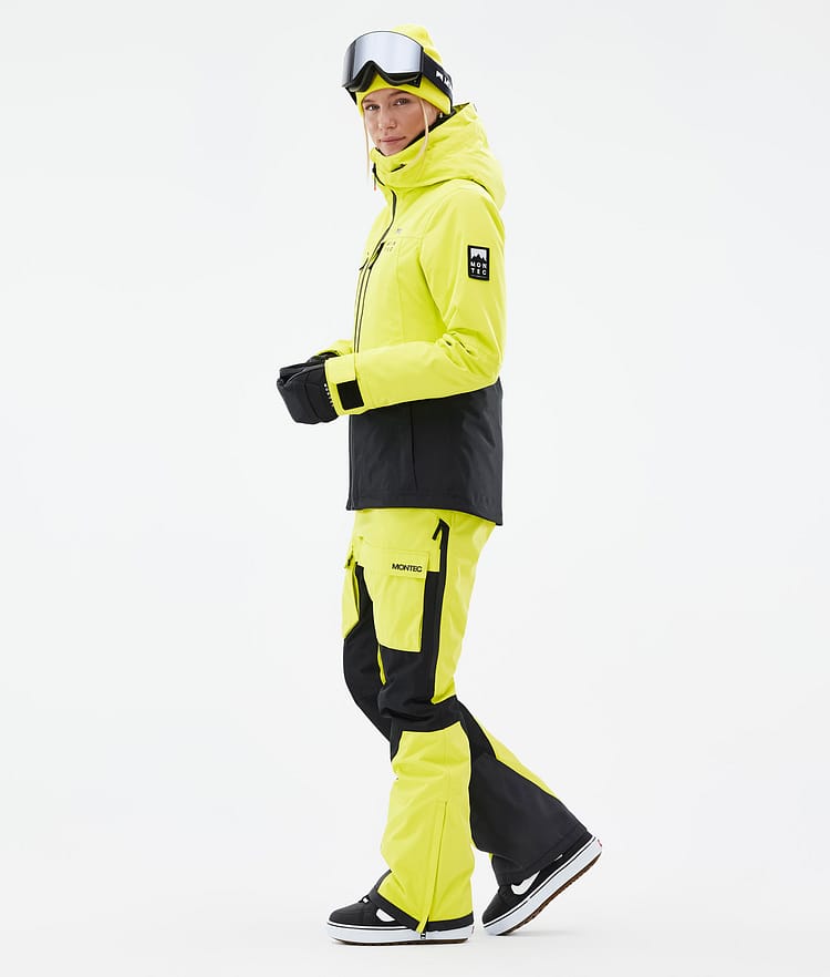 Moss W Snowboard Jacket Women Bright Yellow/Black, Image 4 of 10