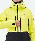 Moss W Snowboard Jacket Women Bright Yellow/Black, Image 9 of 10