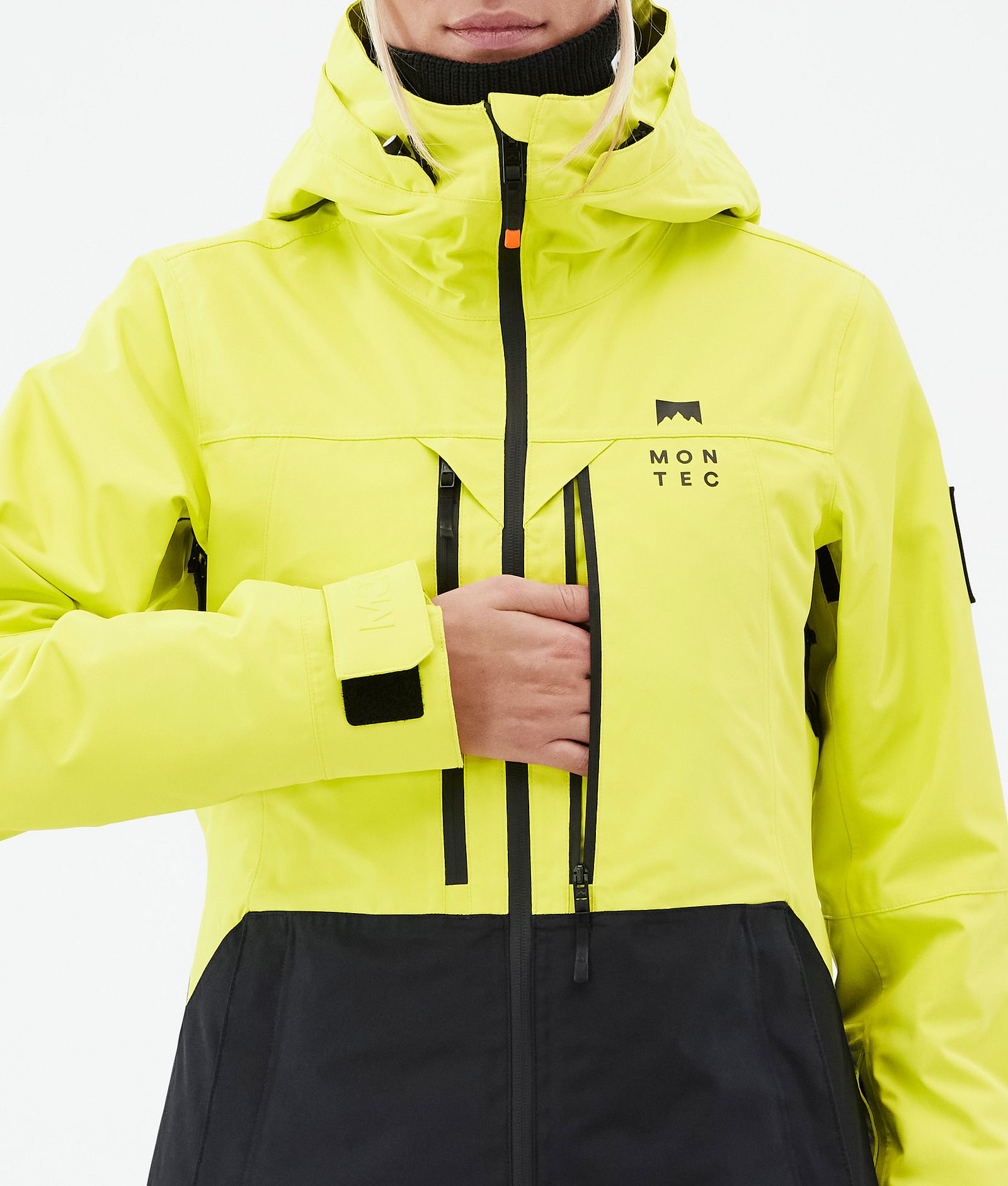 Moss W Snowboard Jacket Women Bright Yellow/Black, Image 9 of 10