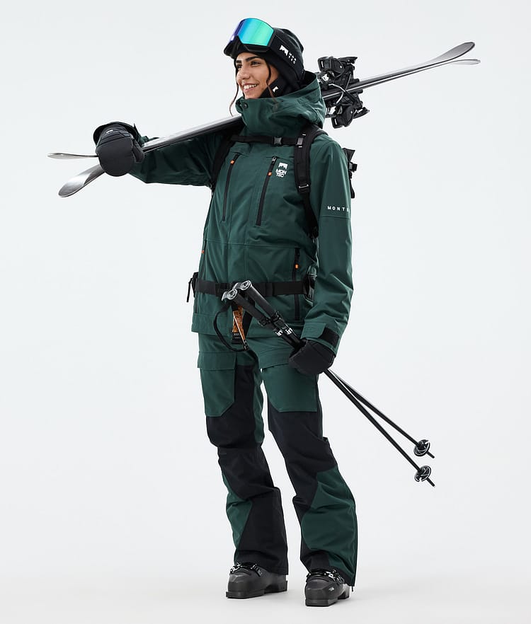 Fawk W Ski Pants Women Dark Atlantic/Black, Image 3 of 8