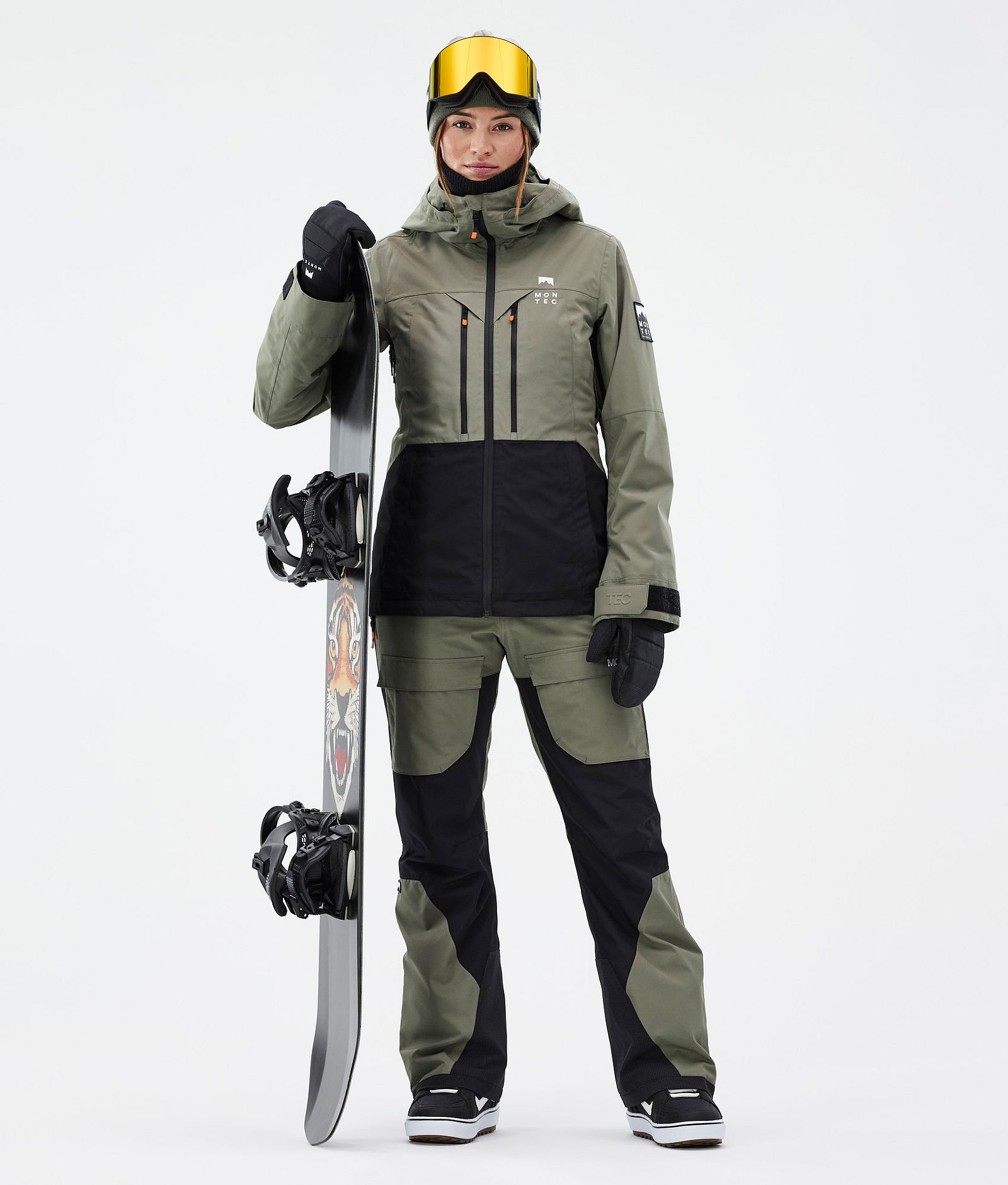 Fawk W Snowboard Pants Women Greenish/Black, Image 2 of 7