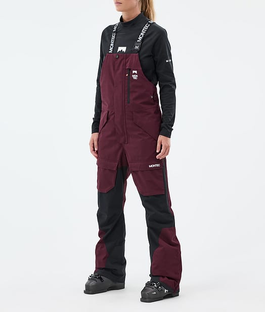 Montec Fawk W Ski Pants Women Burgundy/Black