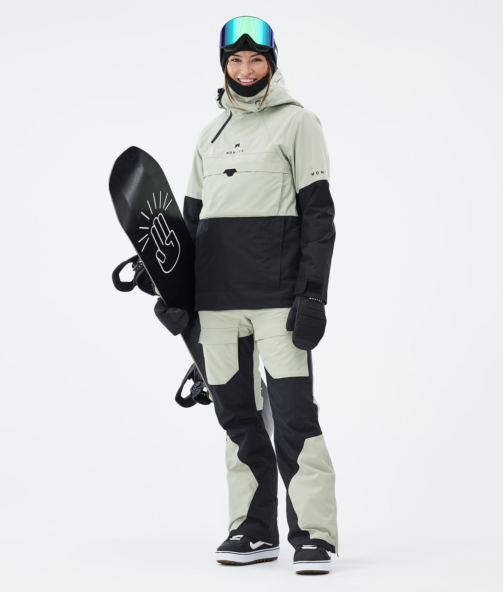 Fawk W Snowboard Pants Women Soft Green/Black, Image 2 of 7