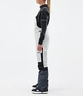 Fawk W Snowboard Pants Women Light Grey/Black/Metal Blue, Image 3 of 7
