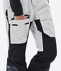 Fawk W Snowboard Pants Women Light Grey/Black/Metal Blue, Image 7 of 7