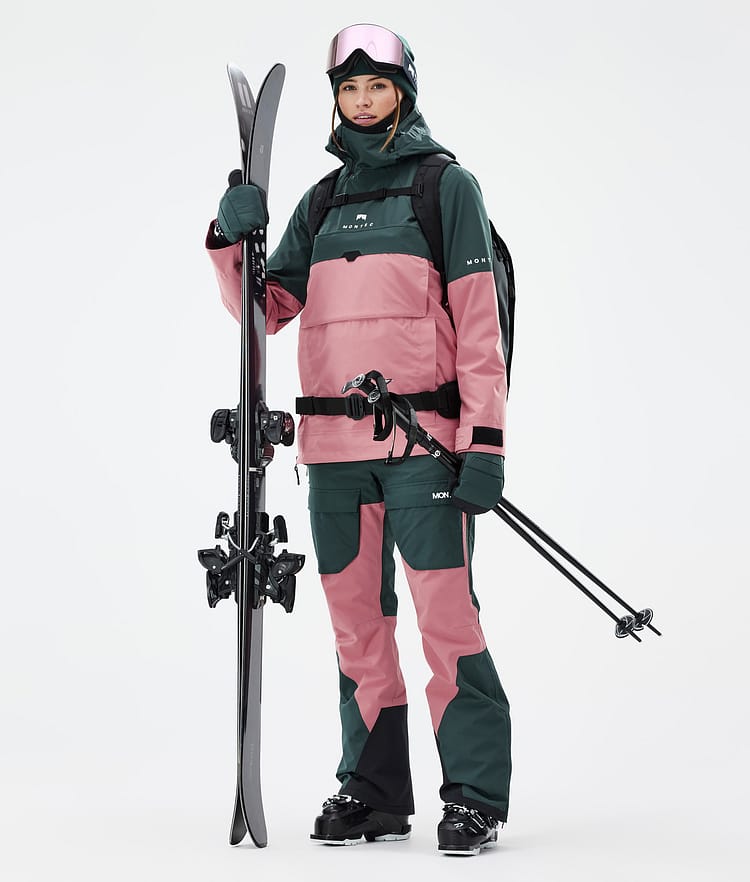 Fawk W Ski Pants Women Dark Atlantic/Pink, Image 2 of 7