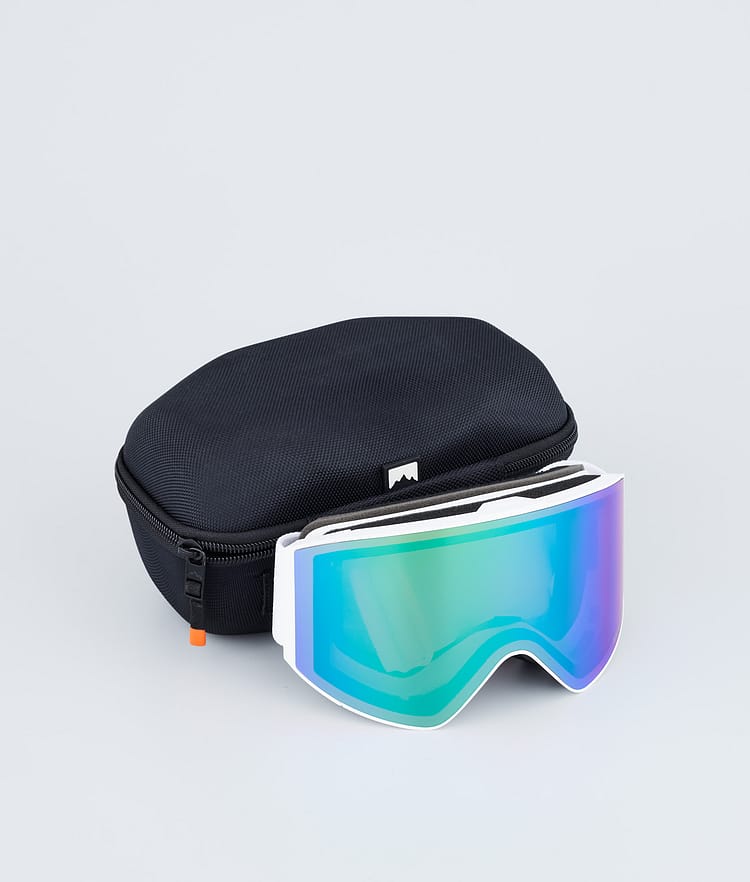 Scope 2022 Ski Goggles White/Tourmaline Green Mirror, Image 4 of 6