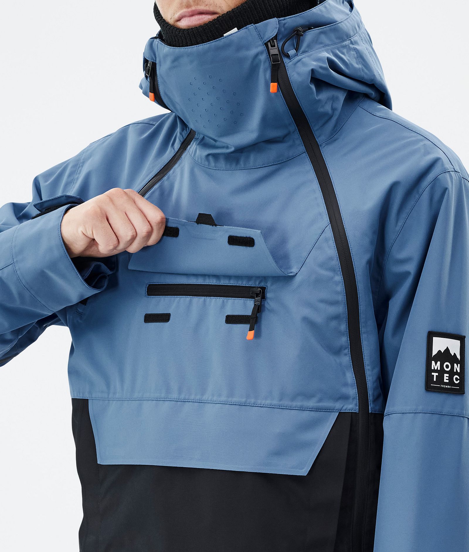 Doom Ski Jacket Men Blue Steel/Black, Image 10 of 11
