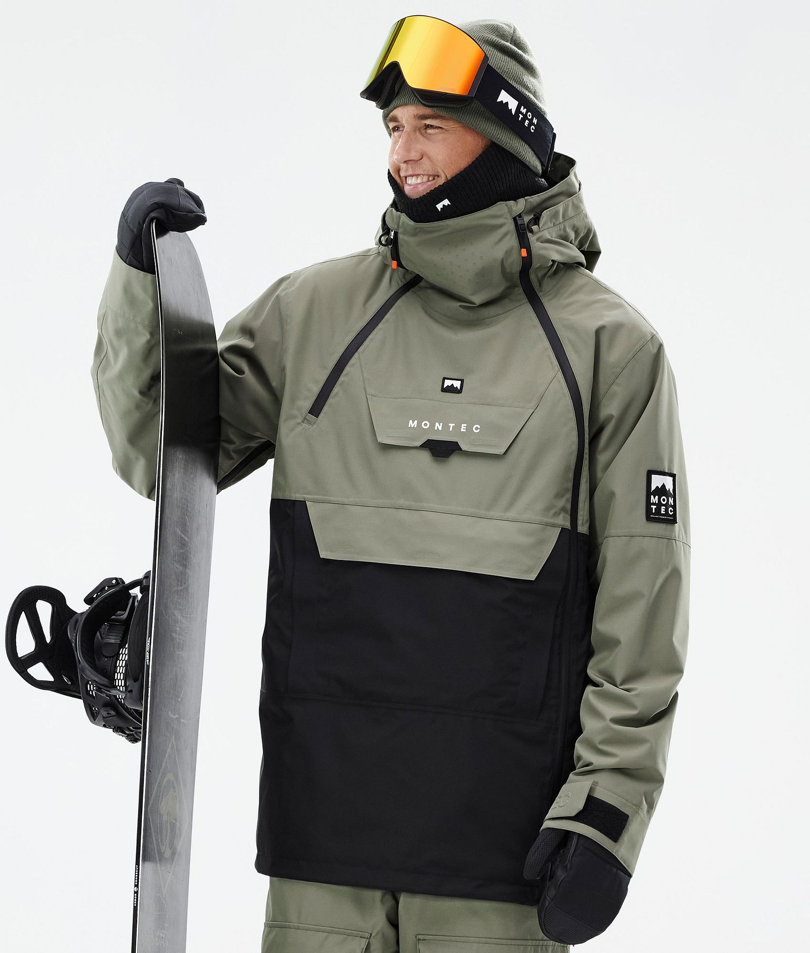 Doom Snowboard Jacket Men Greenish/Black, Image 1 of 11