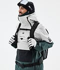 Doom Snowboard Jacket Men Light Grey/Black/Dark Atlantic, Image 2 of 11