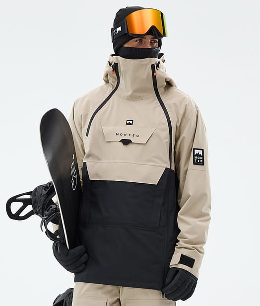 Montec Doom Snowboard Jacket Men Sand/Black
