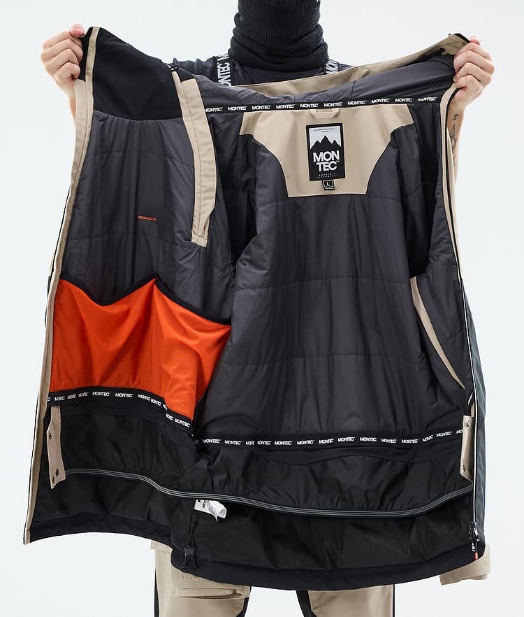 Doom Ski Jacket Men Sand/Black, Image 10 of 10