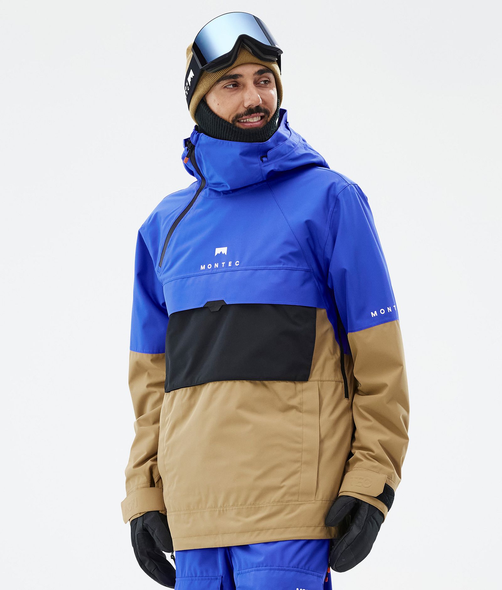 Dune Snowboard Jacket Men Cobalt Blue/Back/Gold, Image 1 of 9