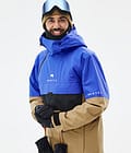 Dune Snowboard Jacket Men Cobalt Blue/Back/Gold, Image 2 of 9