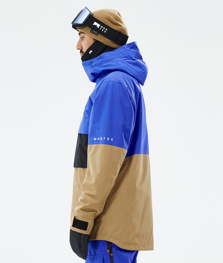 Dune Snowboard Jacket Men Cobalt Blue/Back/Gold, Image 6 of 9