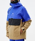 Dune Ski Jacket Men Cobalt Blue/Back/Gold