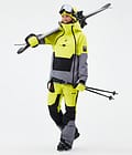 Doom W Ski Jacket Women Bright Yellow/Black/Light Pearl, Image 3 of 11