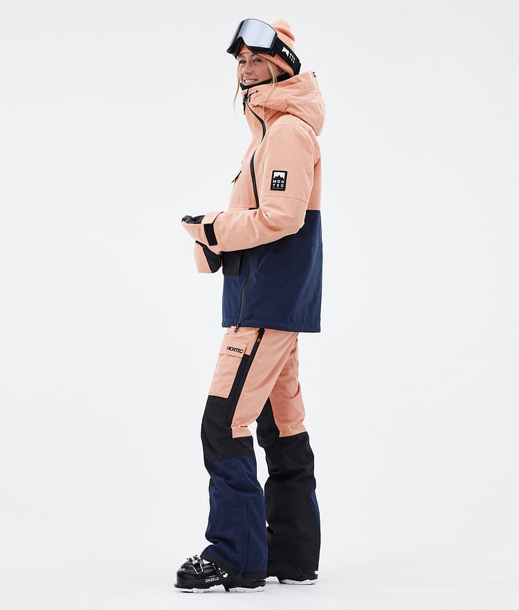 Doom W Ski Jacket Women Faded Peach/Black/Dark Blue, Image 4 of 11