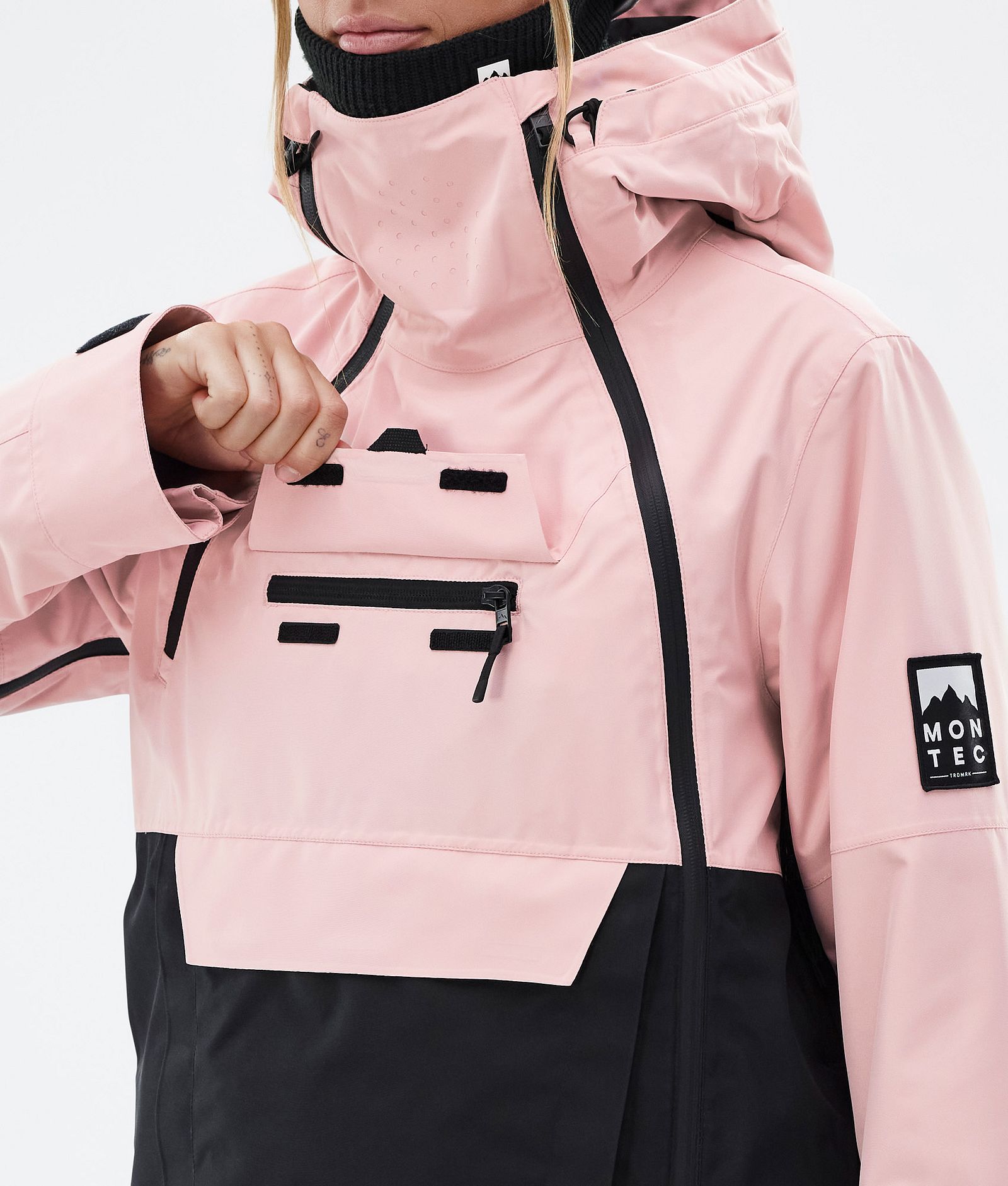 Doom W Snowboard Jacket Women Soft Pink/Black, Image 10 of 11