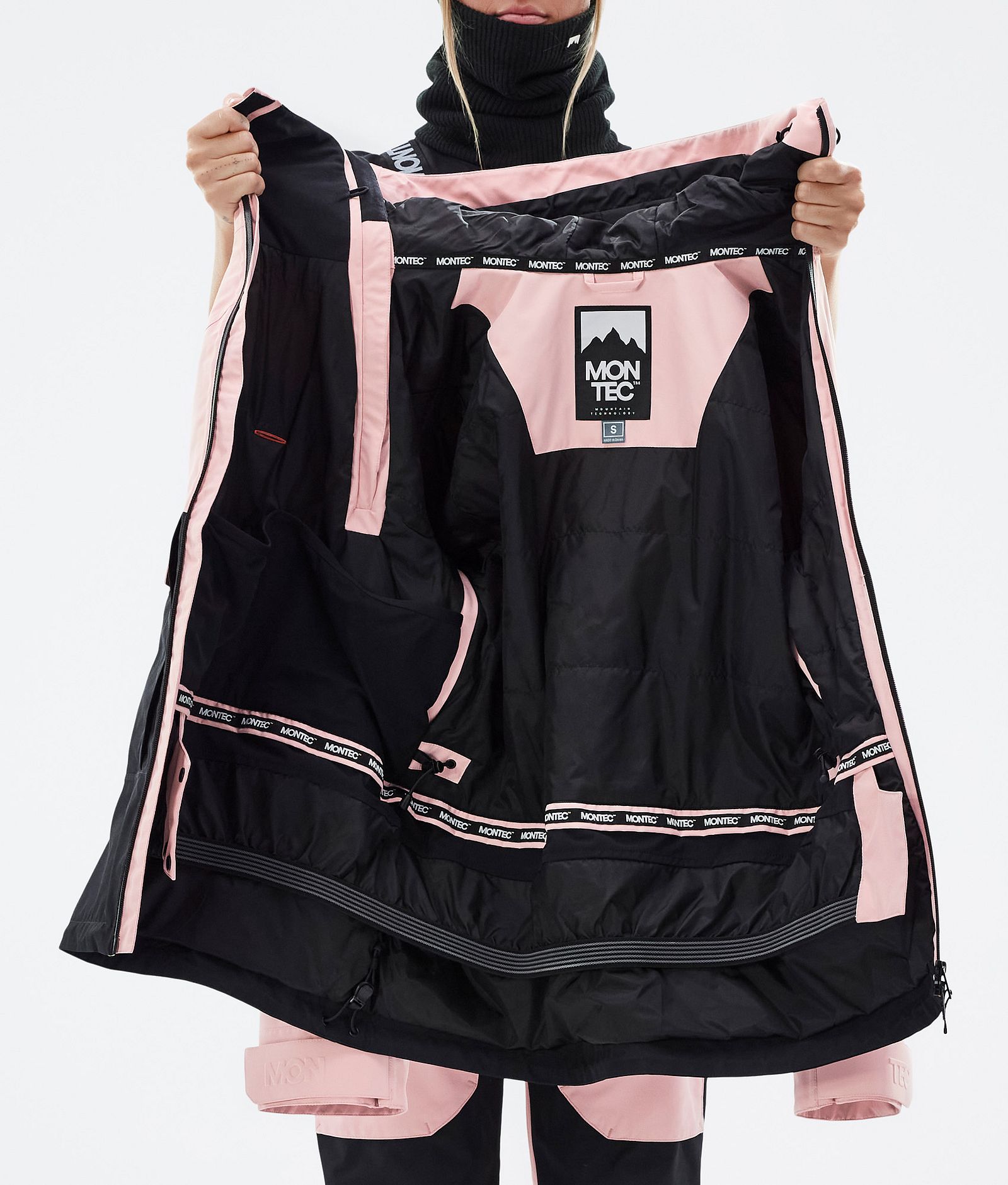 Doom W Snowboard Jacket Women Soft Pink/Black, Image 11 of 11