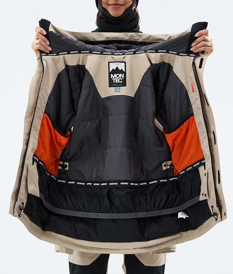 Fawk W Ski Jacket Women Sand, Image 9 of 9