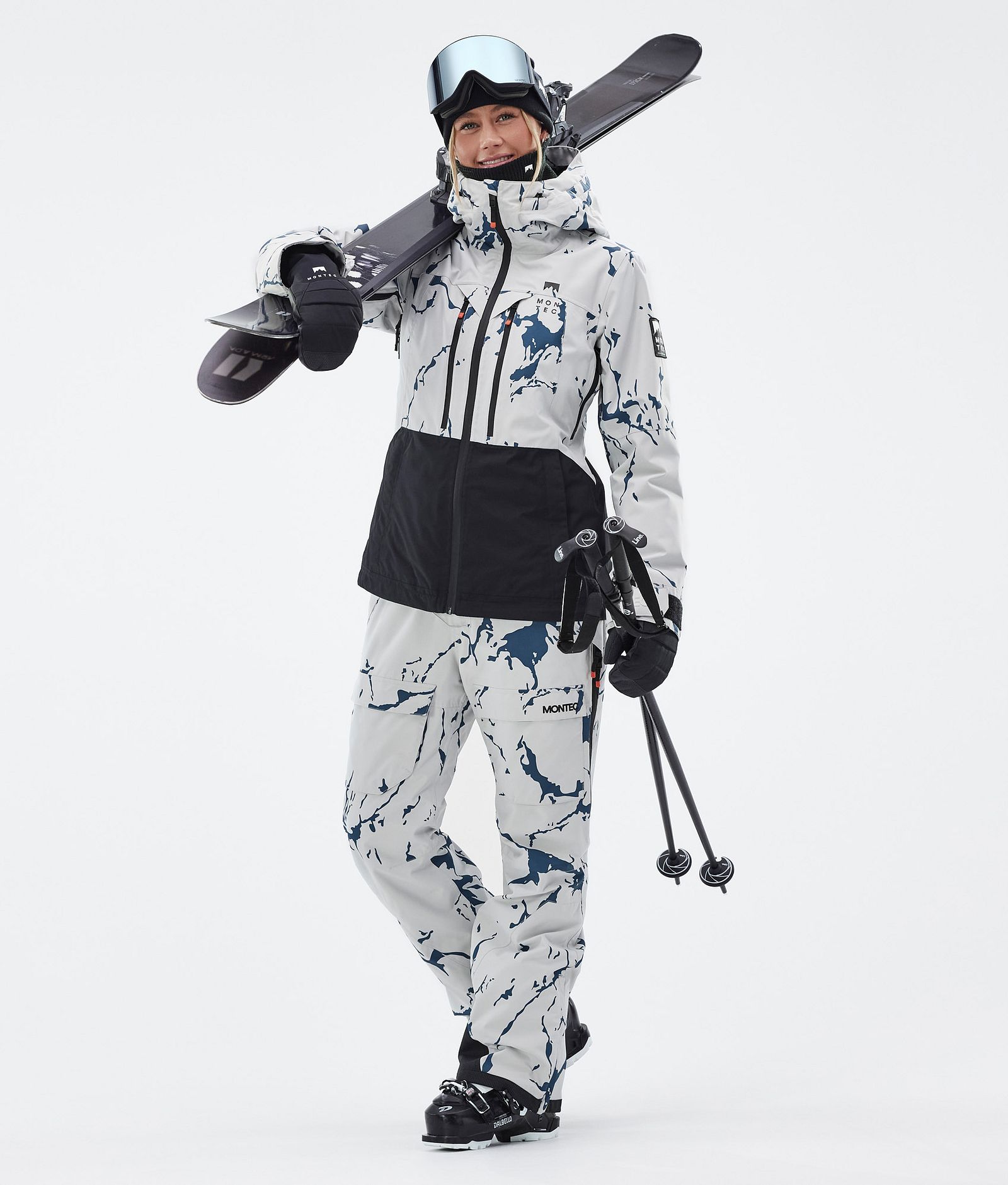 Moss W Ski Jacket Women Ice/Black, Image 3 of 10