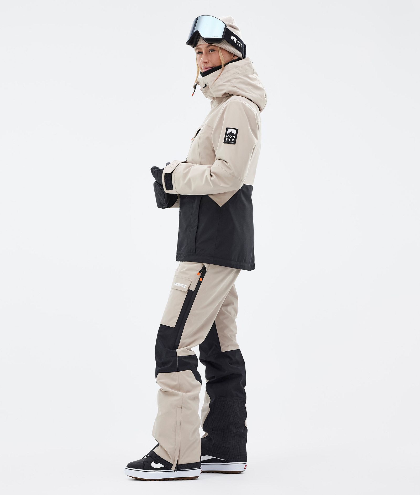 Moss W Snowboard Jacket Women Sand/Black, Image 4 of 10