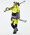 Fawk W Ski Pants Women Bright Yellow/Black/Light Pearl, Image 2 of 7