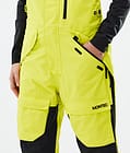 Fawk W Ski Pants Women Bright Yellow/Black/Light Pearl, Image 5 of 7