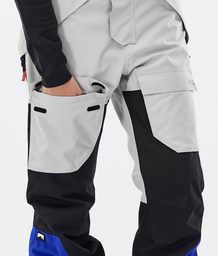 Fawk W Snowboard Pants Women Light Grey/Black/Cobalt Blue, Image 7 of 7