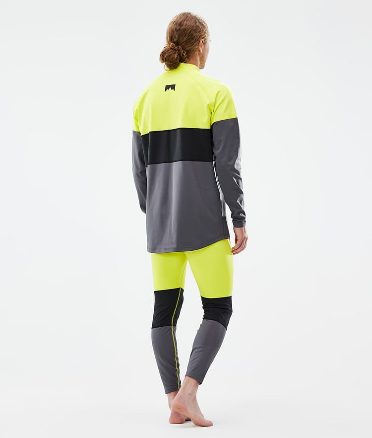 Alpha Base Layer Top Men Bright Yellow/Black/Light Pearl, Image 4 of 6