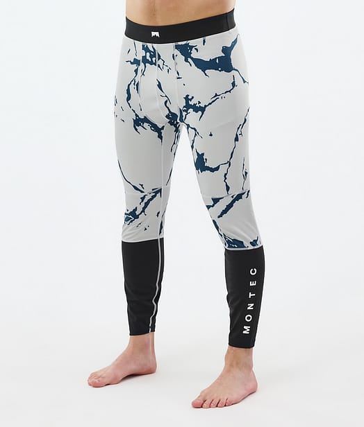 Montec Alpha Base Layer Pant Men Ice/Black