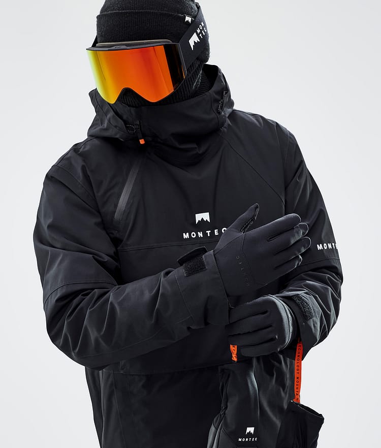 Utility Ski Gloves Black/Black, Image 3 of 4