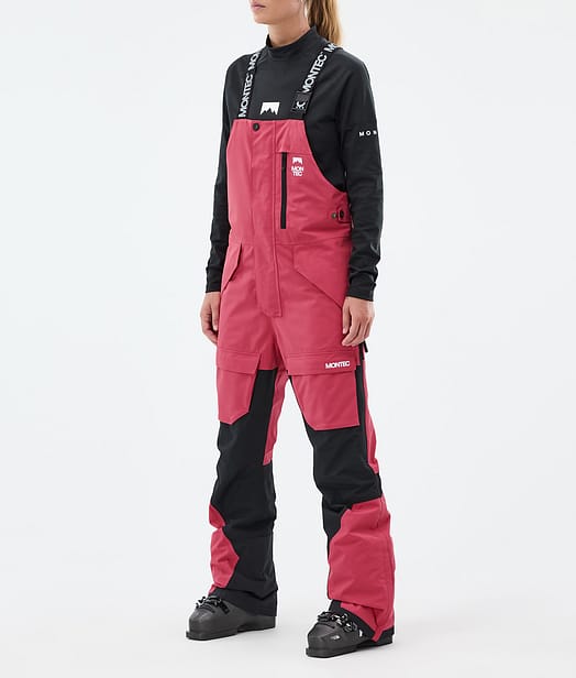 Montec Fawk W Ski Pants Women Light Red/Black