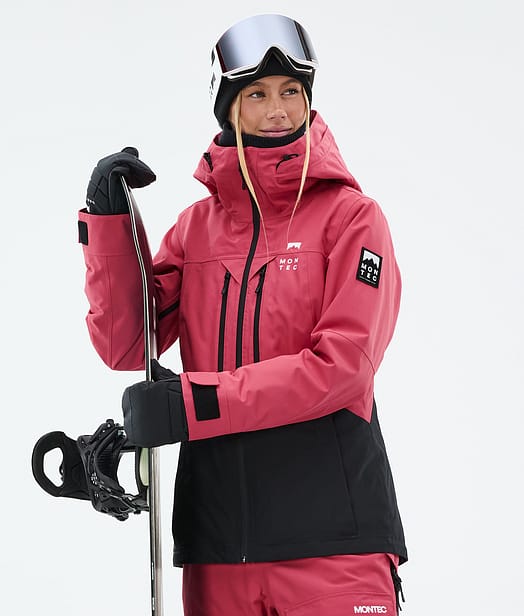 Montec Moss W Snowboard Jacket Women Light Red/Black