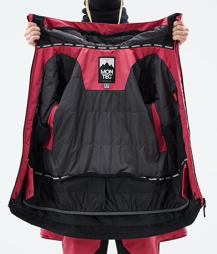 Moss W Ski Jacket Women Light Red/Black, Image 9 of 9