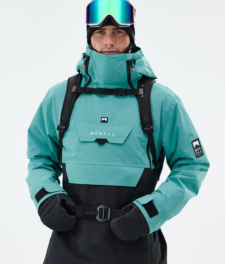 Doom Ski Jacket Men Turquoise/Black, Image 3 of 12