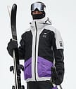 Montec Morpheus Ski Jacket Men Light Grey/Black/Vivid Purple