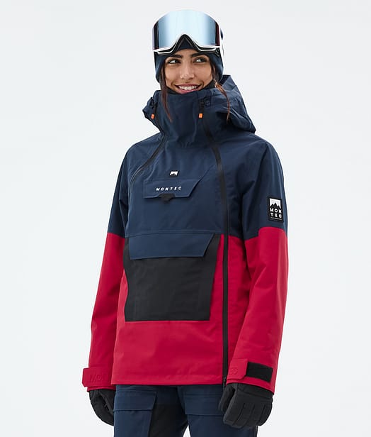 Montec Doom W Ski Jacket Women Dark Blue/Black/Deep Red