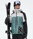 Montec Oracle W Ski Jacket Women Light Grey/Black/Atlantic