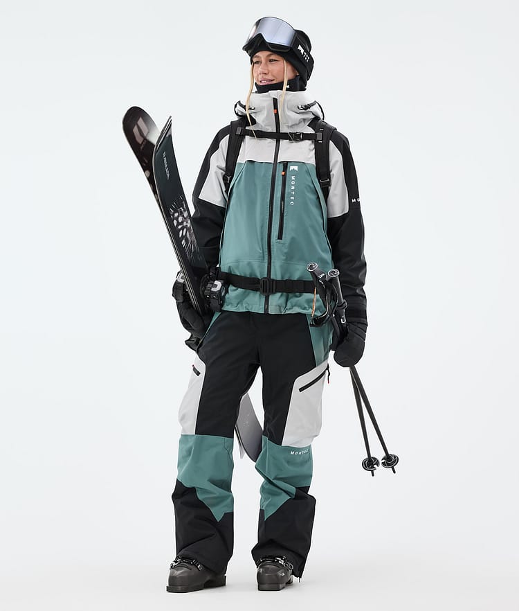 Oracle W Ski Jacket Women Light Grey/Black/Atlantic, Image 2 of 9